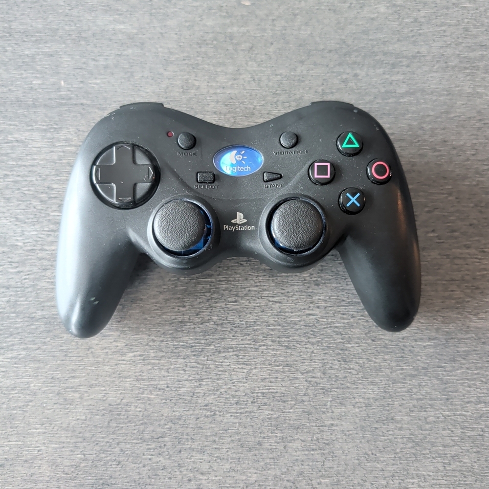 PS2 Logitech G-X2D11  Wireless Controller for PlayStation 2 * (without  dongle )